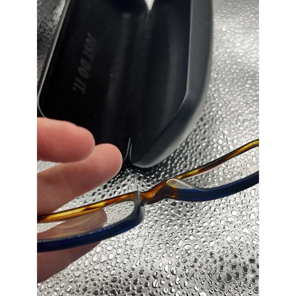 Nike‎ 7205 eyeglass frames Only 53-15-145 Tortoise brown blue Metal With Case